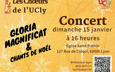 Concert de Noël des Chœurs de l&rsquo;UCLY