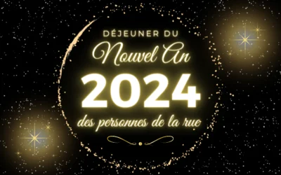 Déjeuner du Nouvel An avec les personnes de la rue