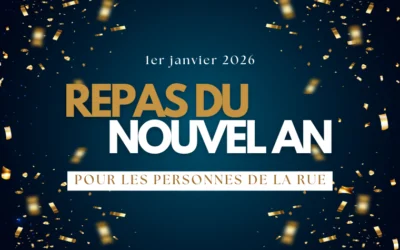 Repas du Nouvel An des personnes de la rue