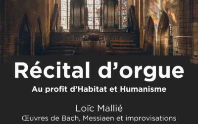 Récital d&rsquo;orgue au profit d&rsquo;Habitat et Humanisme