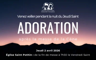 Jeudi Saint : une heure dans la nuit avec Jésus