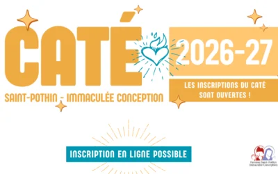 Catéchisme : les inscriptions sont ouvertes